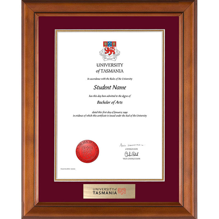 University Of Tasmania Frame Classic Elegance