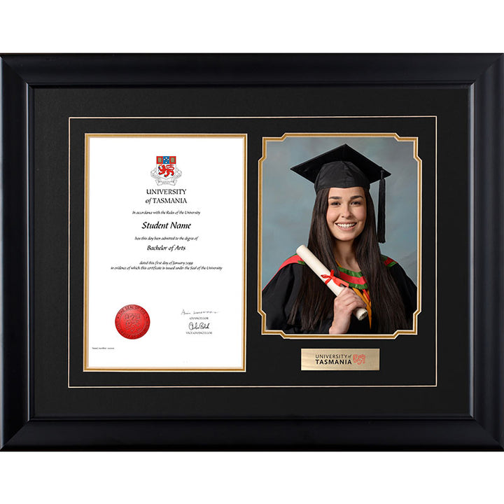 University Of Tasmania Frame Black Regency