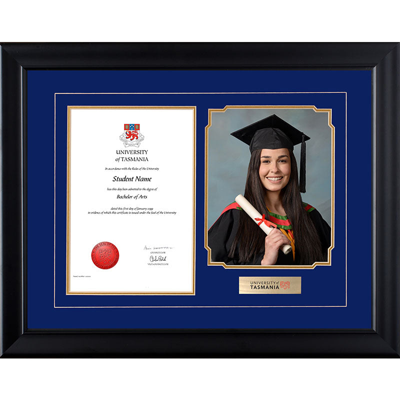 University Of Tasmania Frame Black Regency
