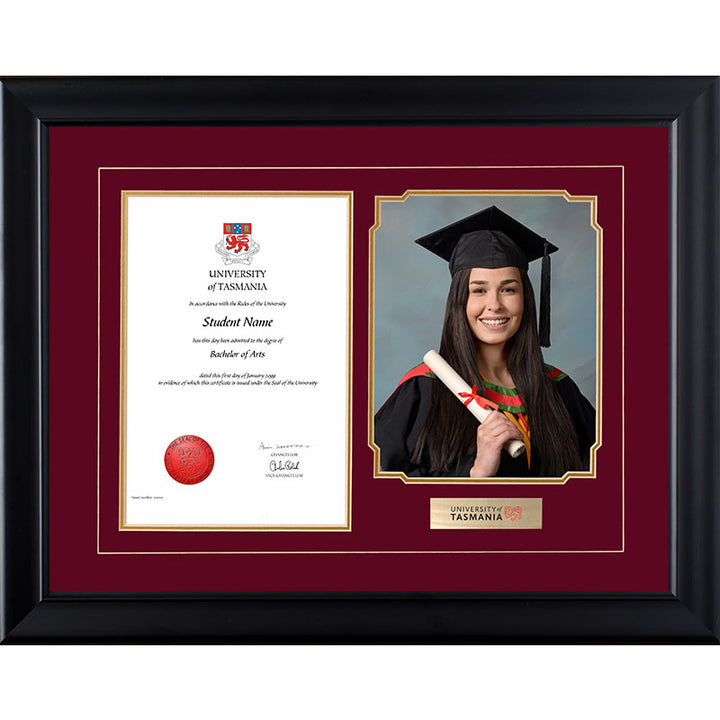 University Of Tasmania Frame Black Regency
