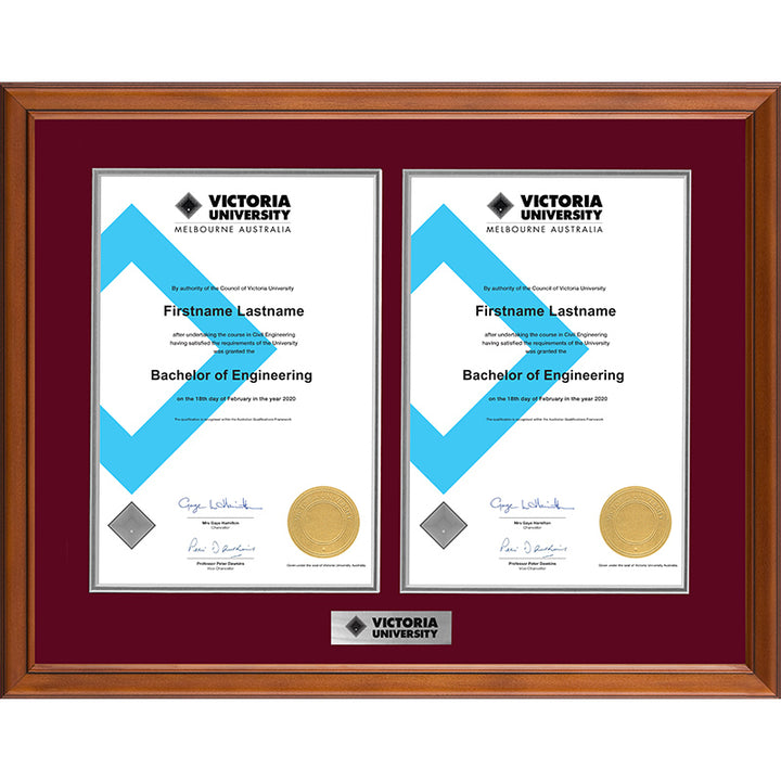Victoria University Frame Classic Double Degree