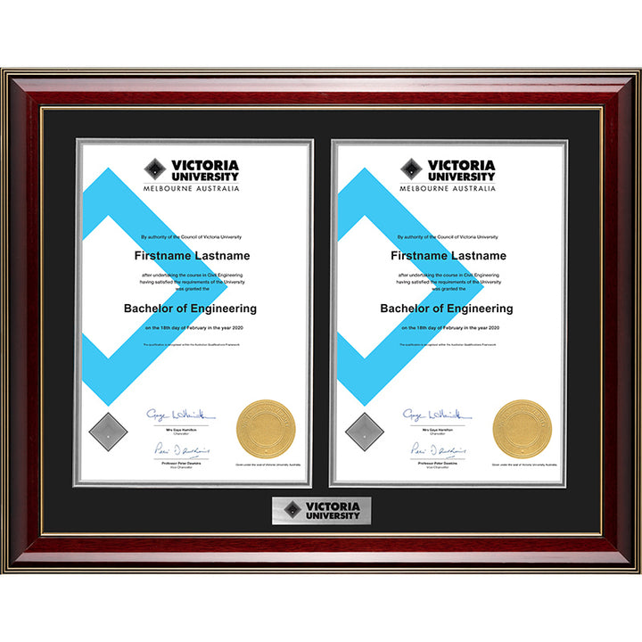 Victoria University Frame Majestic Double Degree