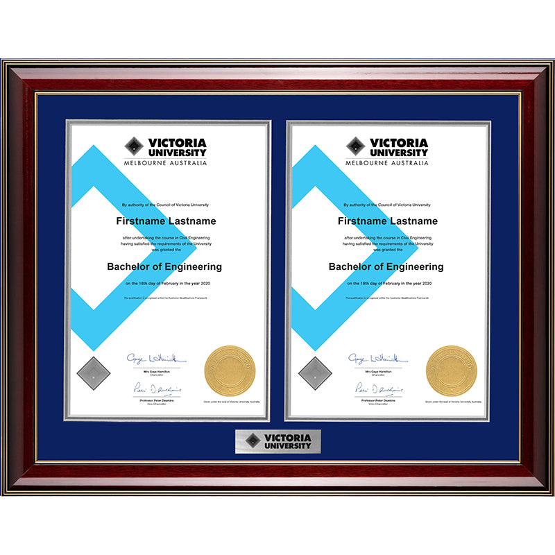 Victoria University Frame Majestic Double Degree