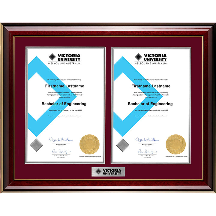 Victoria University Frame Majestic Double Degree